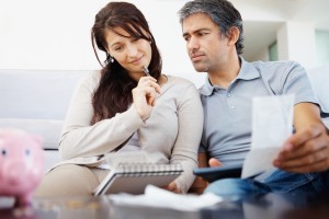 couple planning their financial budget